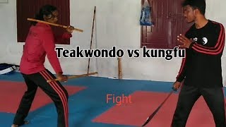 Taekwondo Vs Kung Fu Fight | Self Defense Academy