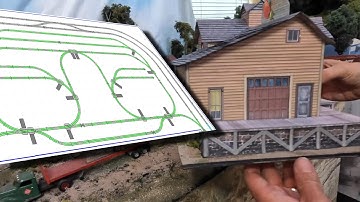 The Track Plan of the "Lodge Layout" and the O Scale Cannery Card Stock Printed Model review
