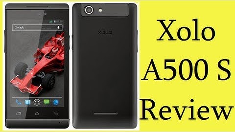 Xolo A500S Review- Features, Specifications And Box Contents