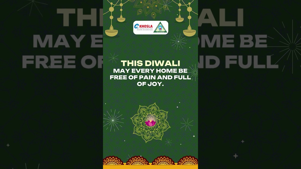 Happy & Healthy Diwali | Best Urologist in Ludhiana | Khosla Stone Kidney & Surgical Centre
