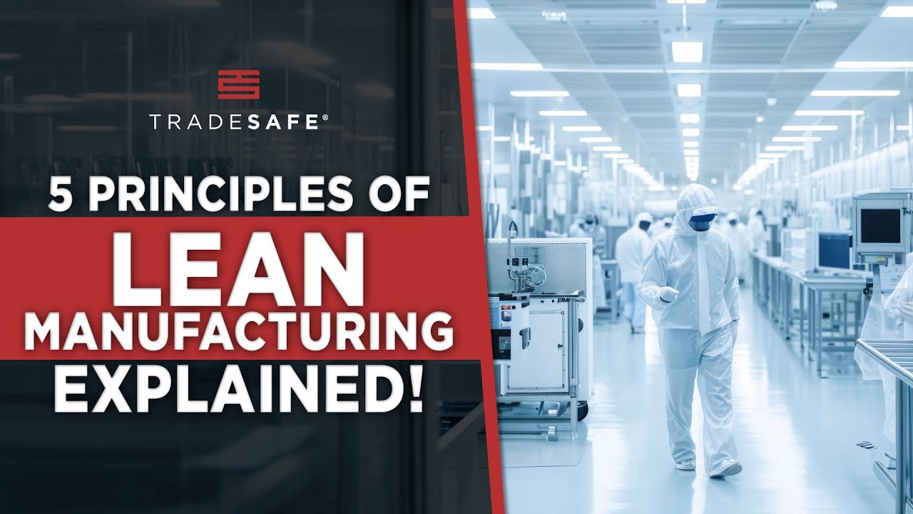 ¿Qué es Lean Manufacturing? ¡5 principios explicados!