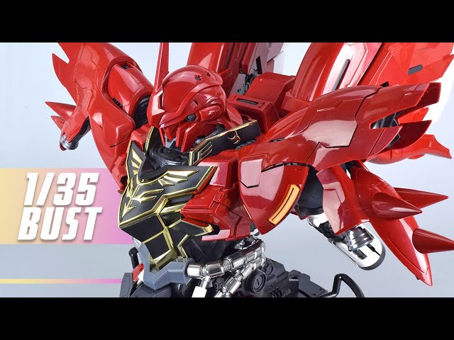 MASSIVE Sinanju Bust - Billion Spark 1/35 Scale UNBOXING 