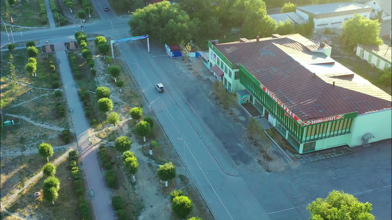 Зелёный город Уштобе 😍