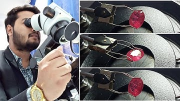 Ruby Gemstone | Corundum Gemstone | Gem Microscope | Gemology | AGTL - Atharv Gem Testing Lab