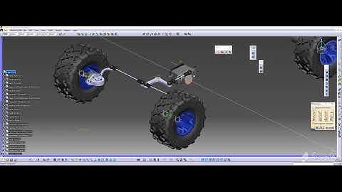 CATIA V5 servo steering mechanism