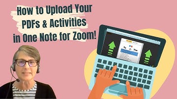 How to Use OneNote to Upload and Work on PDF File Activities Online