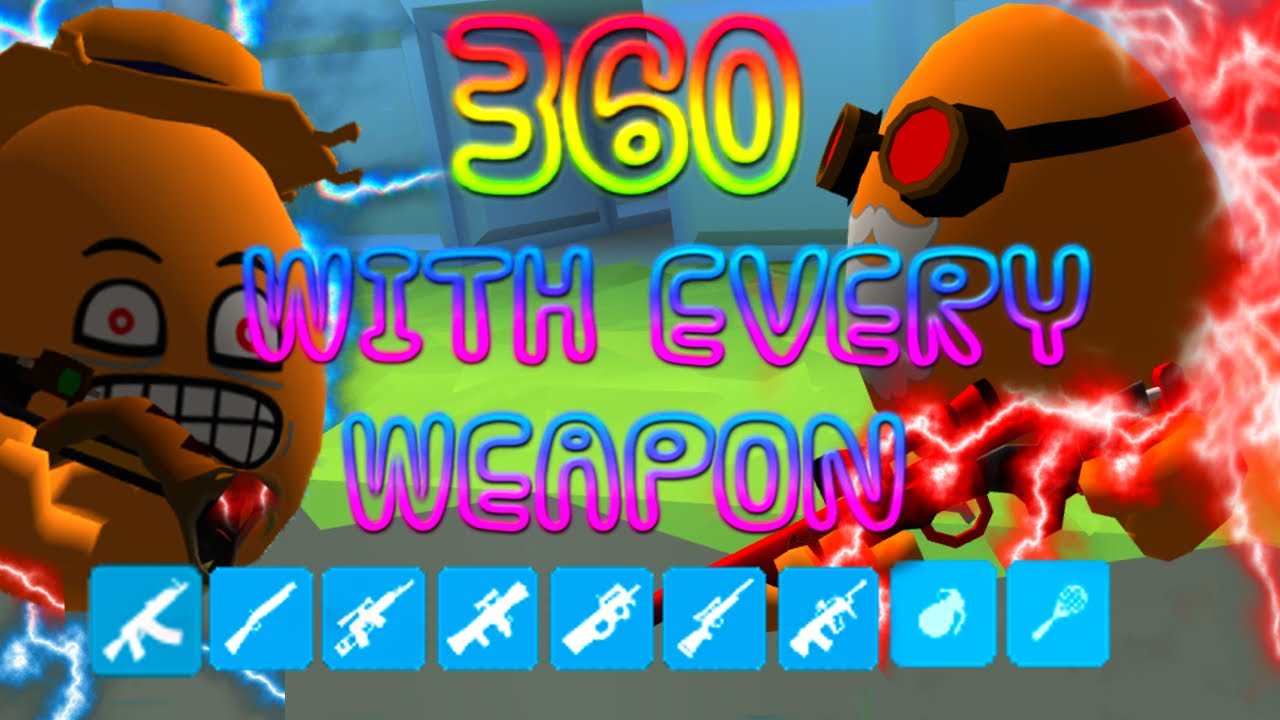 360 with EVERY WEAPON  Shell Shockers 