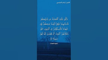 سورة النساء ( ١٥ - ١٦) / ياسر الدوسري