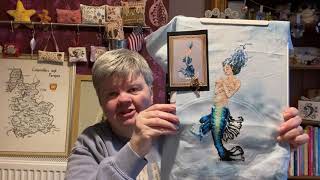 Flosstube 39: Stitching, Walking and Happy Mail!