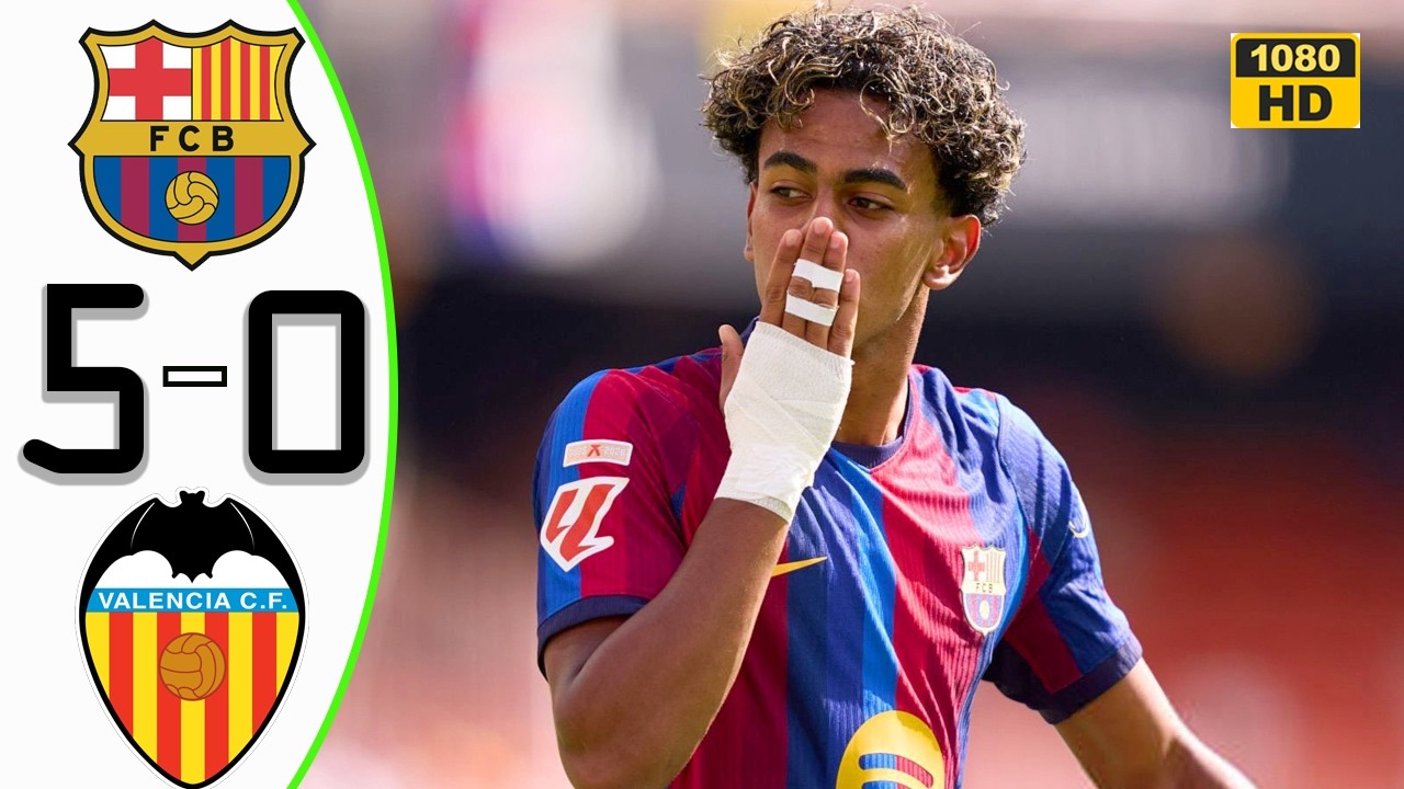 Barcelona vs Valencia 5-0 Destroyed Highlights & All Goals 2026 HD