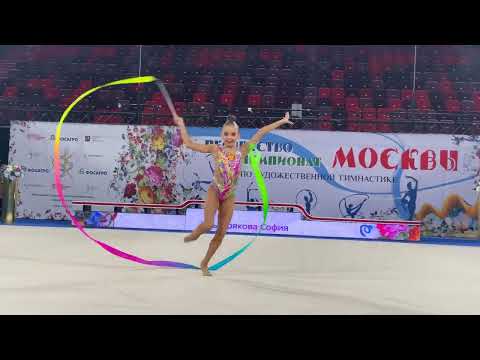 Sofia Ilteryakova Ribbon Junior Moscow Championship 2023