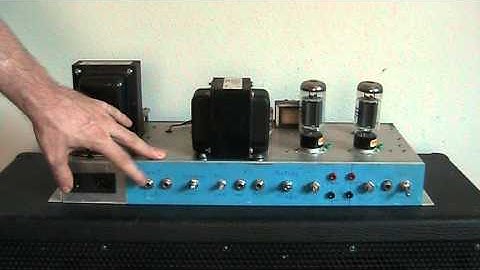Prototype 50 Watt Guitar Amplifier - Visual Overview