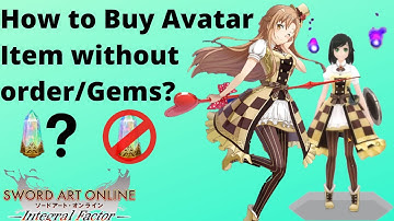 How to Buy Avatar Item without Gems SAOIF BASIC