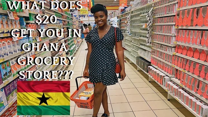WHAT $20 WILL GET YOU IN GHANA GROCERY STORE | BUY FOOD IN A GHANAIAN SUPERMARKET