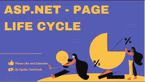 Microsoft ASP.NET Page Life Cycle