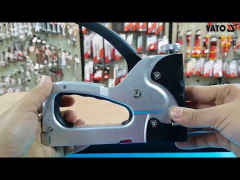 Video [DỤNG CỤ CẦM TAY] Súng bấm ghim thùng carton YT-7001 |... - youtube