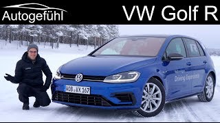 VW Golf R Mk 7.5 REVIEW with my snow drifting story - Autogefühl