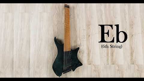 8 String Guitar Half Step Down Tuning ♩♯