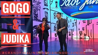 Gogo ft Judika at Grand Final Indonesian Idol Junior 2018