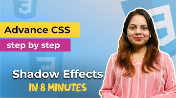 CSS Box Shadow and Text Shadow🔥 | CSS Advanced Tutorial [HINDI VIDEO] DesignWithRehana