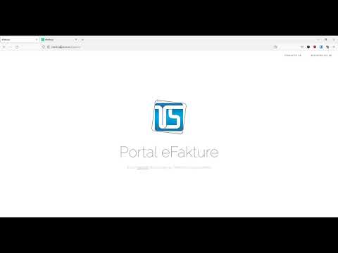 Registracija na portal eFakture (https://efaktura.mfin.gov.rs) i uputstvo za nas portal eFakture