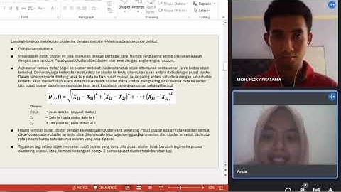Analisis Cluster Menggunakan Metode K-Means (studi kasus : Covid-19 di Indonesia)
