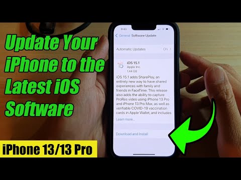 iPhone 13/13 Pro: How to Update Your iPhone to the Latest iOS Software 