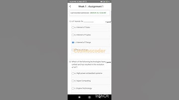 NPTEL Introduction to Internet of Things week1 assignment answers | IoT | Jan 2025 #nptel #iot