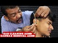 Ear Massage &amp; Massive Earwax Removal by Asim Barber | Head Massage &amp; Hair Cracking | Neck Crack ASMR