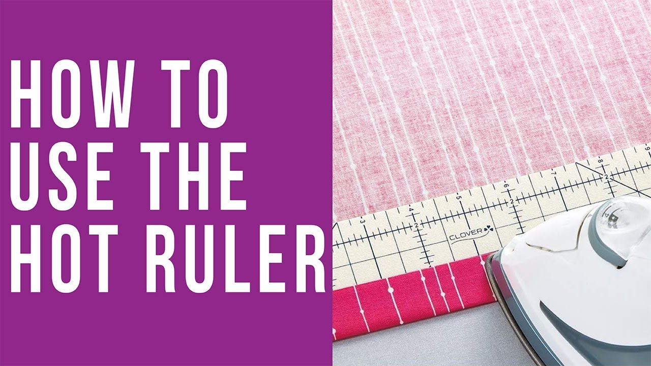 How to make a pressing guide / ironing ruler / hot ruler 