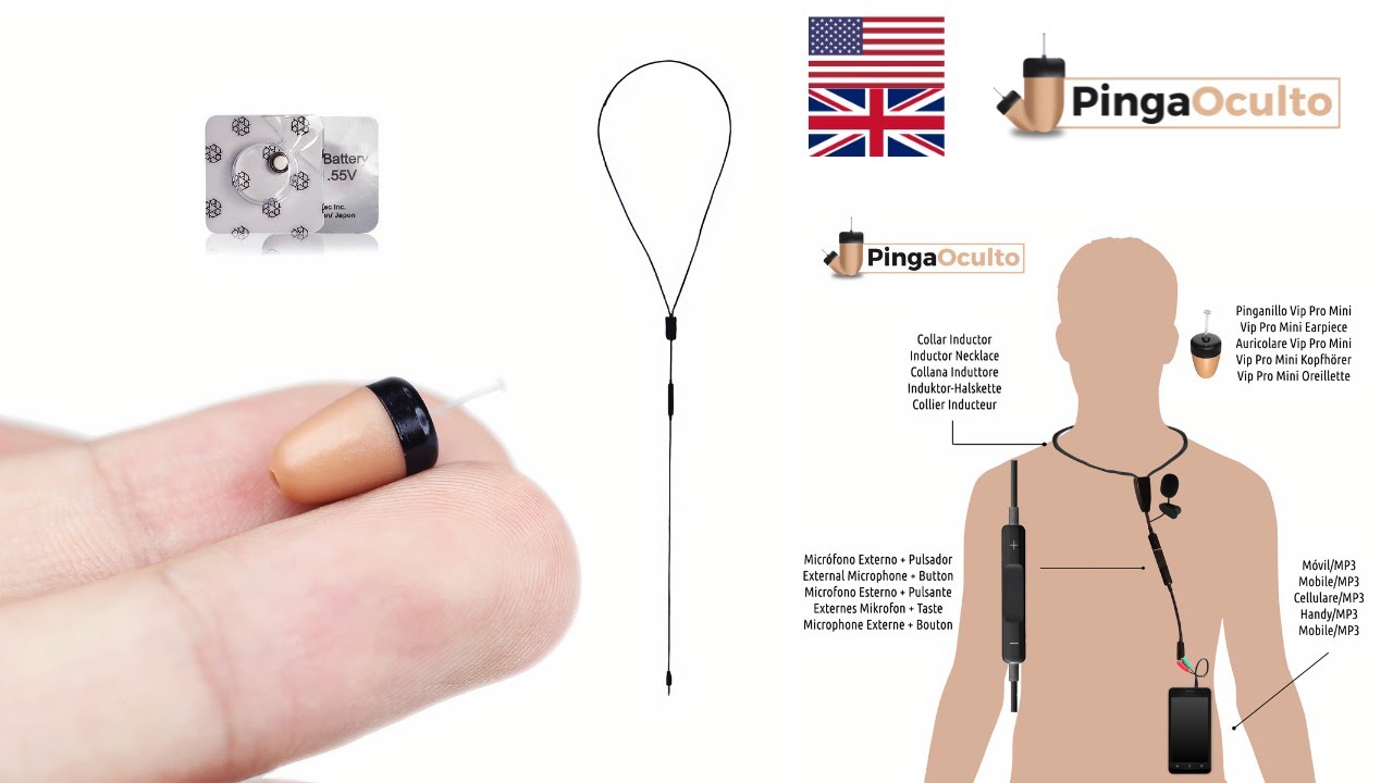 Spy earpiece Nano V4 - Review and VideoTutorial : PingaOculto 