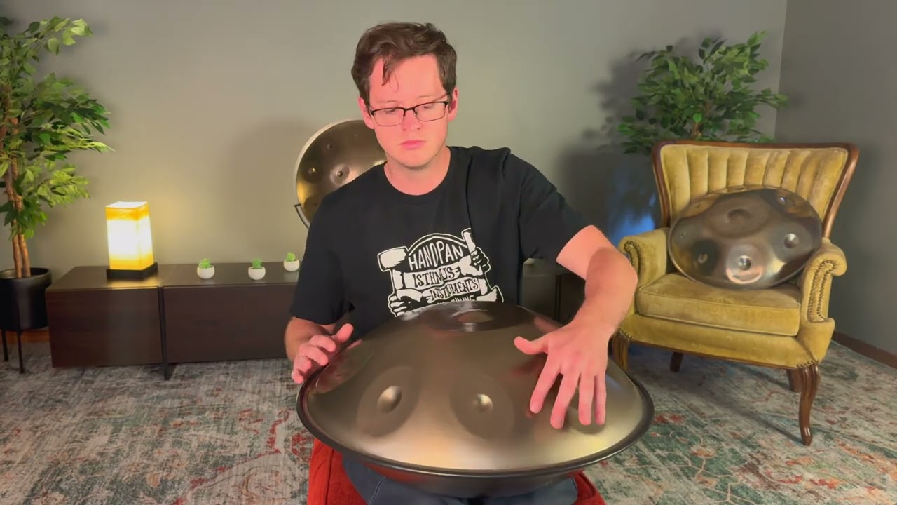 E Sabye 14 Handpan | Balanced, Rich & Intuitive | Handcrafted by Isthmus Instruments USA