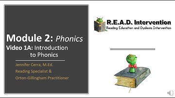 Module 2 Video 1A Introduction to Phonics