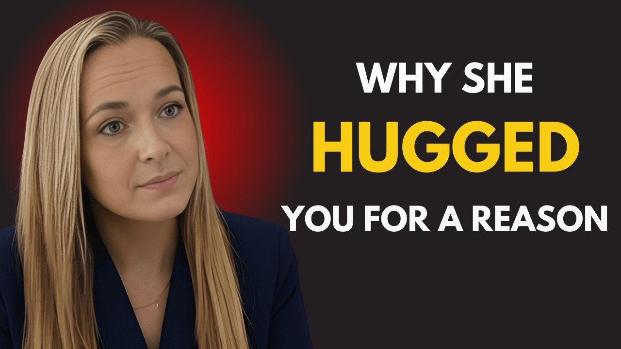 When she hugs you first, she’s not just being sweet she’s sending a message most men completely miss