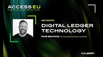 ACCESS EU 2024 | Session 1: Digital Ledger Technology