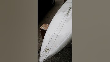 Making a canoe into a trimaran sailboat, part two