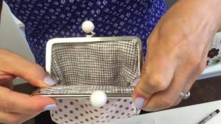 Coin Purse Clasp Installation Tutorial