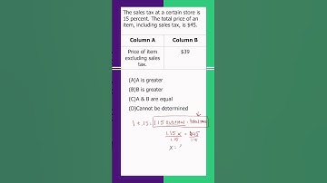 Check out if you answered the previous GRE math question correctly! #shorts