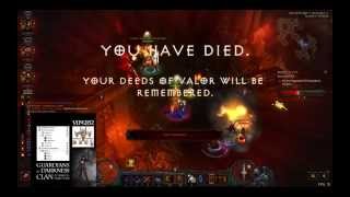 Diablo 3 RoS Hardcore: My OP DH RIP like noob on T6 (PL)
