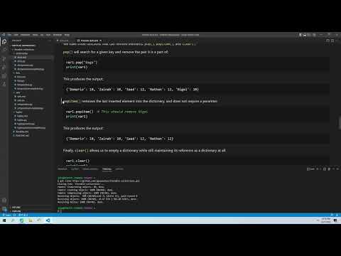 Iterables 4 - Dictionaries