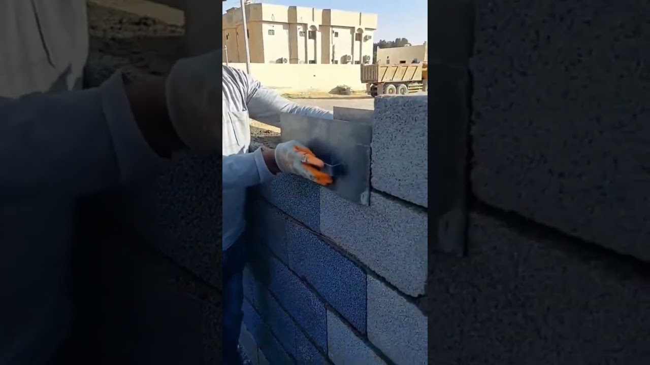 Plaster  work in technical process.....       