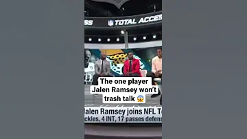 Jalen Ramsey reveals the one WR he won’t trash talk😱 #jalenramsey #larams #nfl #football