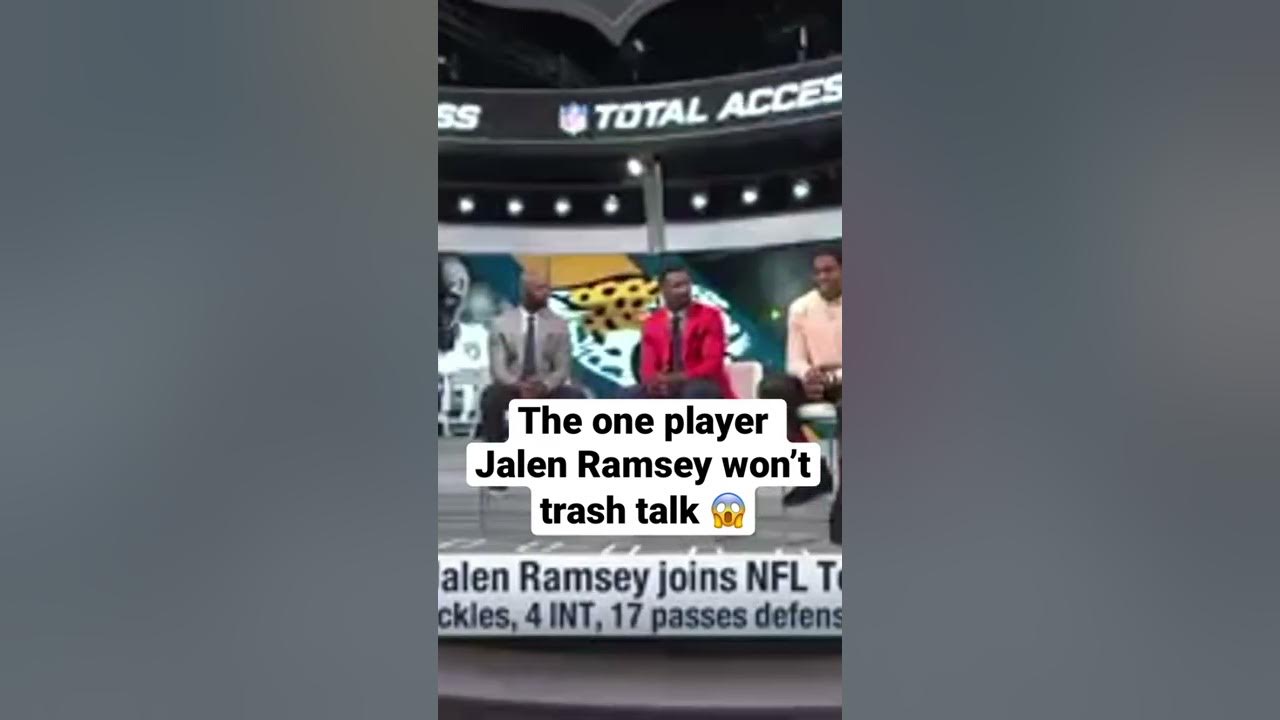 Jalen Ramsey Is the NFL's Most Relentless Trash Talker - The Ringer