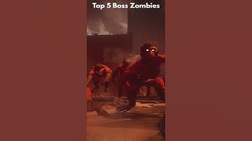 Top 5 Bosses (COD ZOMBIES) #shorts