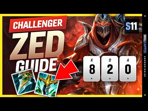 CHALLENGER Zed Guide - Learn How To Play Zed & HARD CARRY Like A CHALLENGER In Season 11