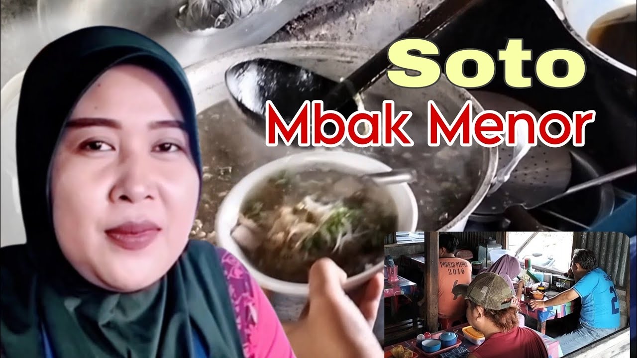 Sapi Menor SOTO VIRAL !! Soto Daging Sapi Mbak Menor - YouTube