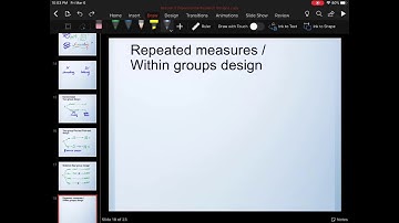 Experimental Psych (Part 6): Repeated Measures Design