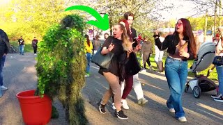 BEST SCARES IN GERMANY | BUSHMAN PRANK #bushman #prank #bushmanprank