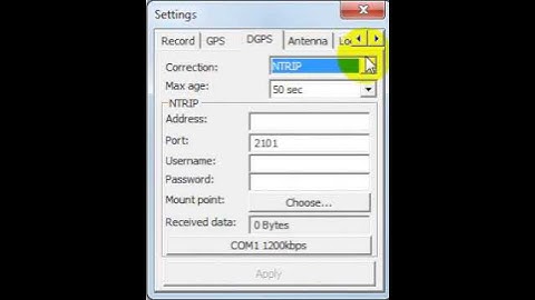 How to access the NTRIP client in the desktop version