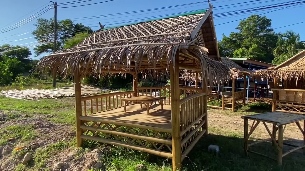  Bamboo  hut  YouTube